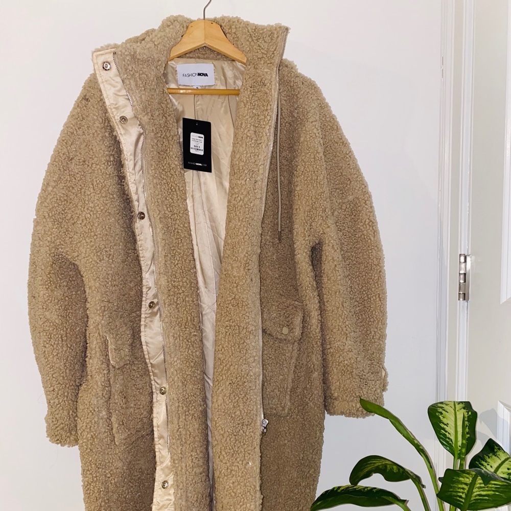Hooded Teddy Coat - Never Worn